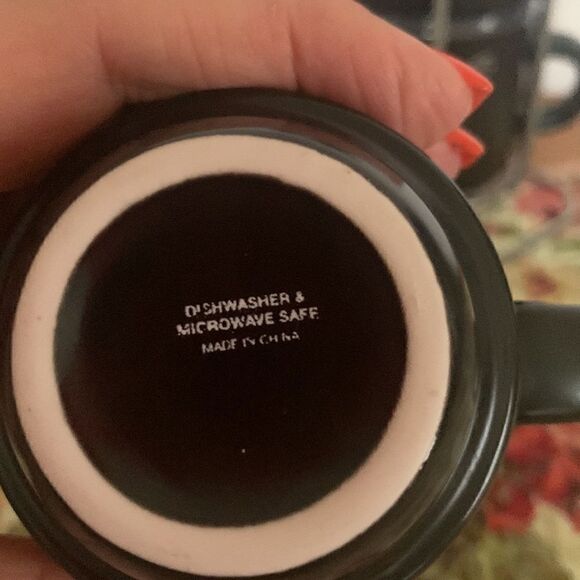 Tower of Ceramic Espresso Cups Set of 4 Bee Kind Bee Good - Picture 7 of 11